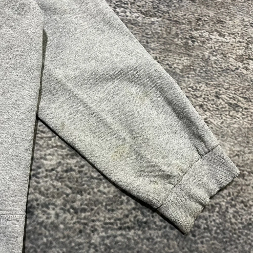 Vintage‎ 90s Nike Sweatshirt Mens XL Gray Mini Swoosh Embroidered Crewneck